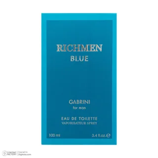 ادو تویلت مردانه گابرینی مدل Richmen با رایحه خنک حجم 100 میلی لیتر 101555086