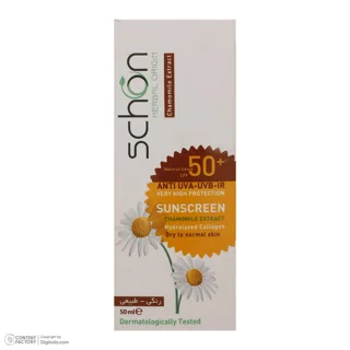 کرم ضد آفتاب رنگی شون، 50 SPF، مدل Herbal Origin، مناسب پوست خشک تا نرمال تنالیته رنگ متوس 101688488