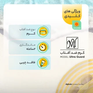 کرم ضدآفتاب مردانه مای مدل Ultra Guard، حجم 50 میلی‌لیتر 101688392