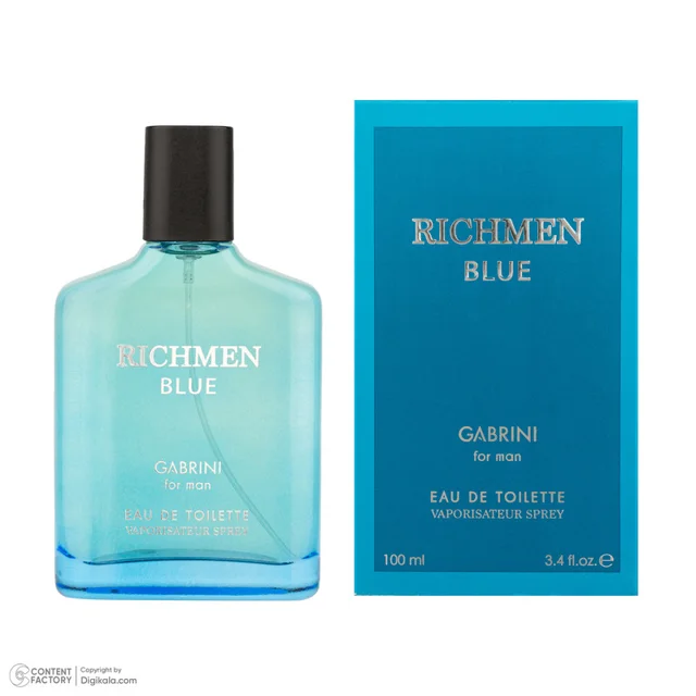 ادو تویلت مردانه گابرینی مدل Richmen با رایحه خنک حجم 100 میلی لیتر 101555089